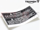 Triumph 2013 THUNDERBIRD T3900169 - Aufkleber (Frame modification)
