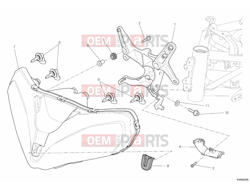 DUCATI 2014 Multistrada 1200 ABS HEADLIGHT » LIGHTING SYSTEM