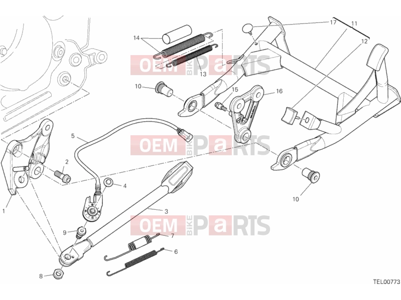DUCATI 2014 HYPERSTRADA STAND » FRAME