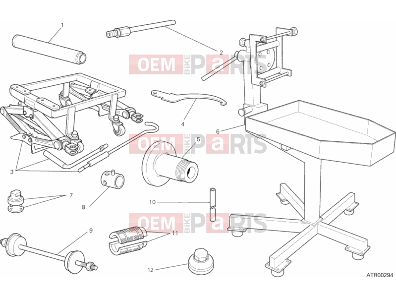 DUCATI 2013 HYPERMOTARD SP WORKSHOP SERVICE TOOLS (FRAME) » FRAME
