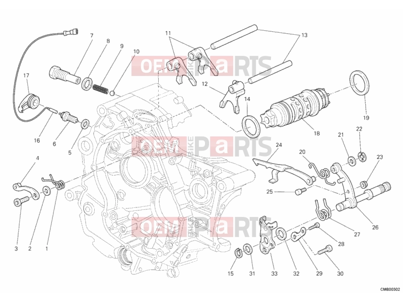 DUCATI 2012 Monster 659 ABS SHIFT CAM - FORK » FRONT SUSPENSION