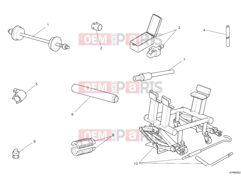 DUCATI 2012 Monster 659 ABS WORKSHOP SERVICE TOOLS, FRAME » FRAME