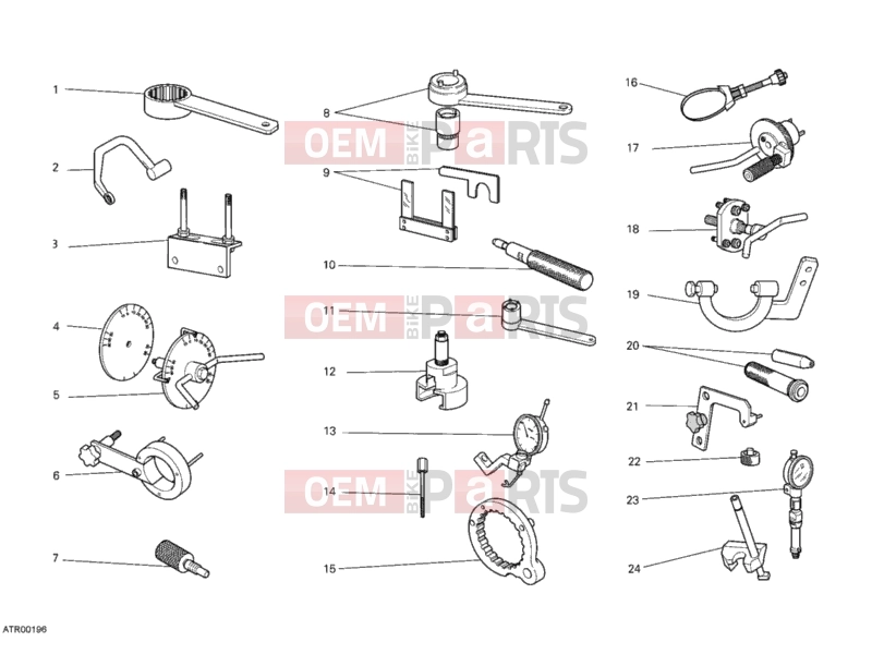 DUCATI 2012 Monster 696 WORKSHOP SERVICE TOOLS, ENGINE » UNCLASSIFIED