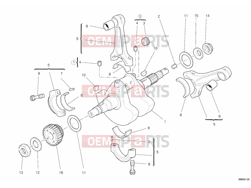 DUCATI 2012 Monster 795 CRANKSHAFT » ENGINE CASE