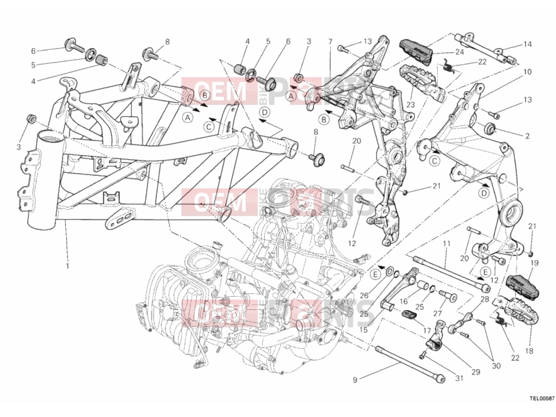 DUCATI 2011 Multistrada 1200 S Touring FRAME » FRAME