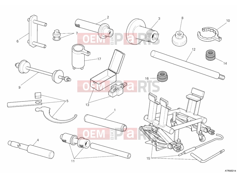 DUCATI 2011 Multistrada 1200 S Touring WORKSHOP SERVICE TOOLS, FRAME » FRAME