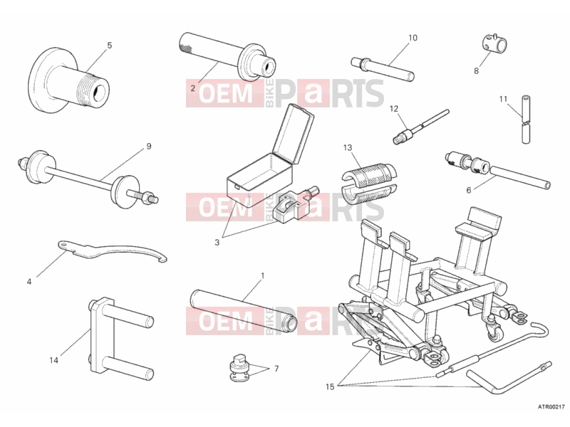 DUCATI 2010 Hypermotard 1100 EVO WORKSHOP SERVICE TOOLS, FRAME » FRAME