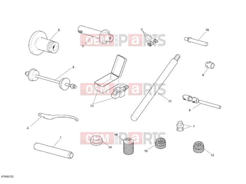 DUCATI 2009 Multistrada 1100 S WORKSHOP SERVICE TOOLS, FRAME » FRAME