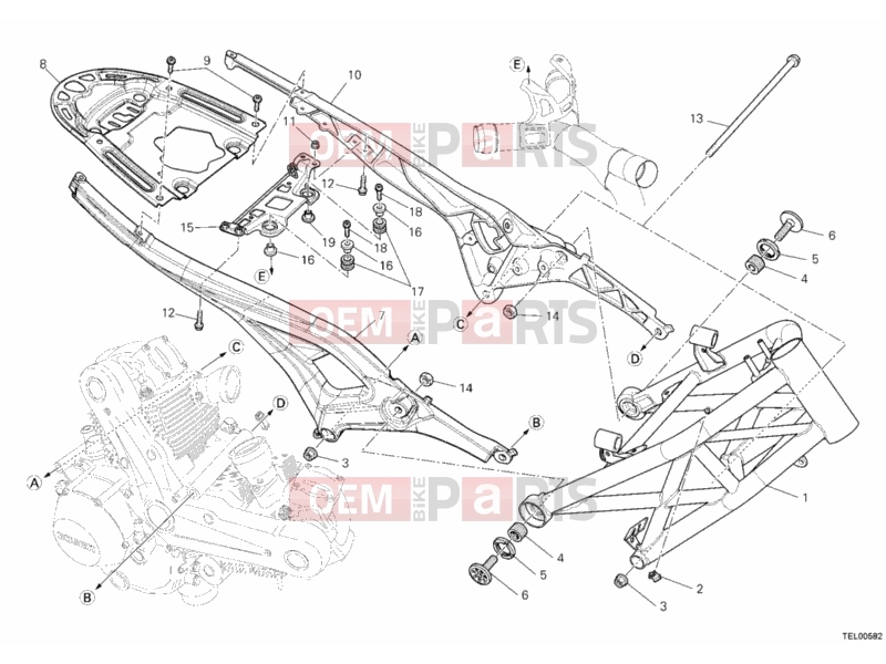 DUCATI 2009 Monster 696 FRAME » FRAME
