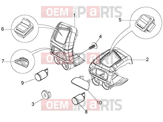 Electrical system » Electrical device - Piaggio Beverly 125 RST