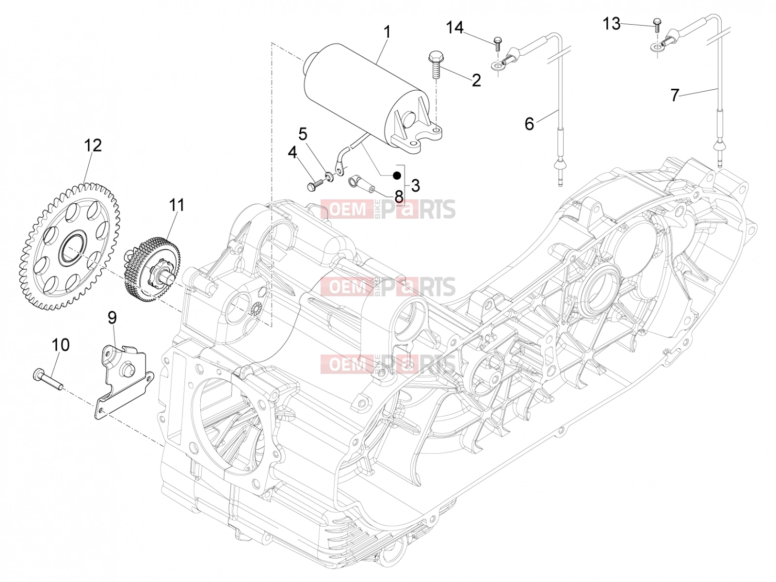 PIAGGIO Beverly 500 Cruiser Engine » Stater - Electric starter