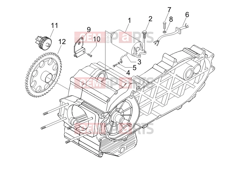 PIAGGIO Beverly 500 ie Engine » Stater - Electric starter