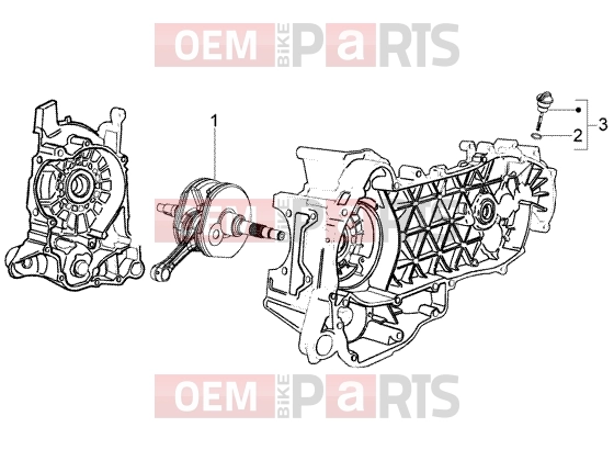 Engine » Crankshaft - Piaggio Fly 150 (U.S.A.)