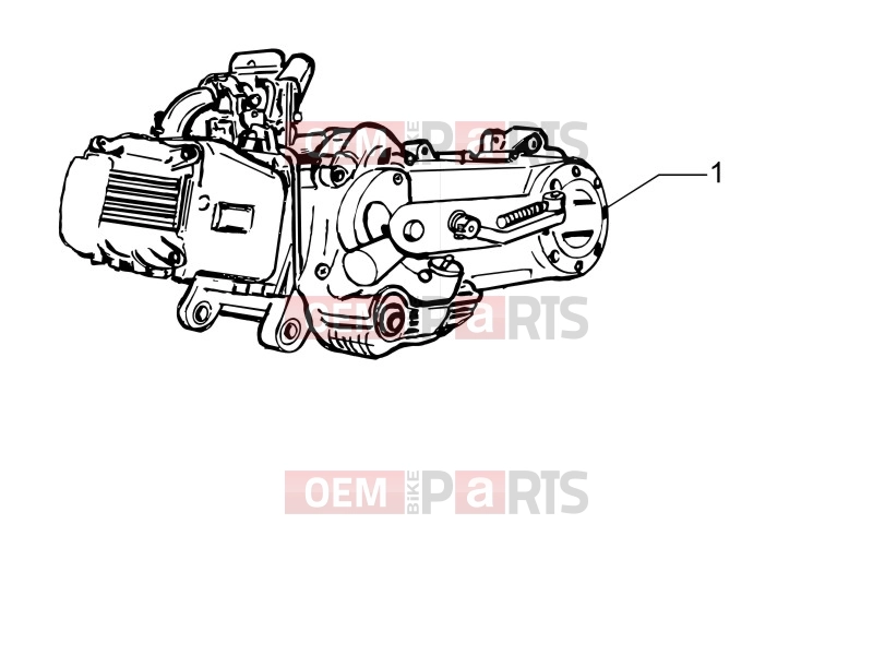 Engine » Engine, assembly - Piaggio Fly 50 4T 2011