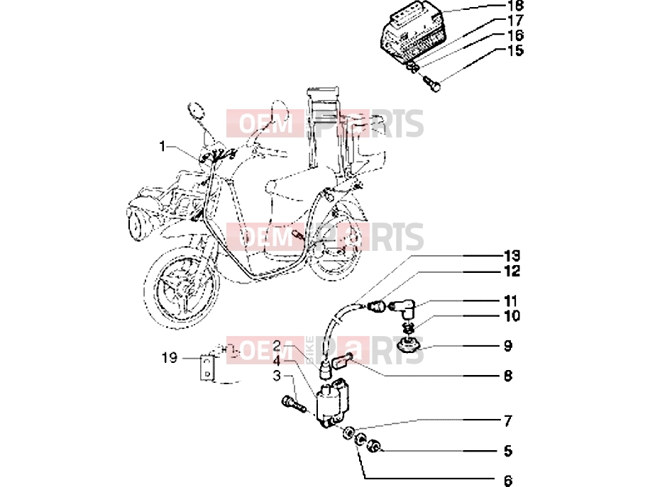 Electrical system » Electrical devices - Piaggio Free PPTT