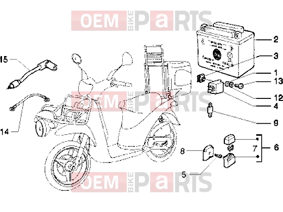Electrical system » Electrical devices - Piaggio Free PPTT