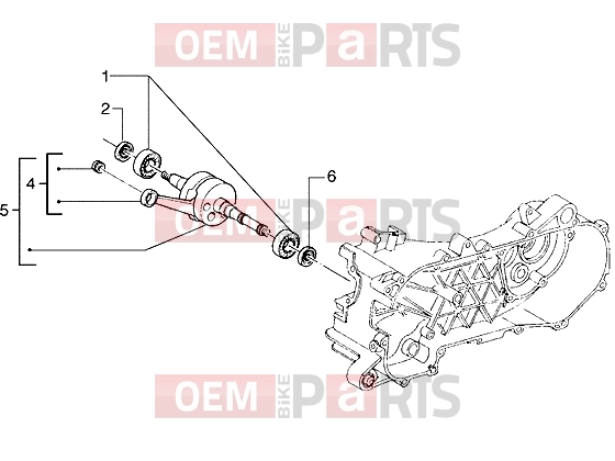 PIAGGIO Engine » Crankshaft