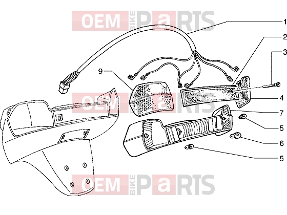 PIAGGIO Electrical system » Tail lamp