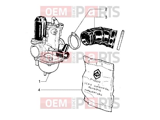 Engine » Carburettor - Piaggio Hexagon LXT