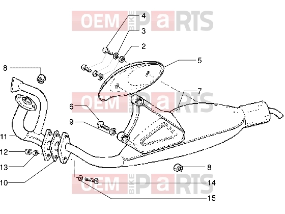 Engine » Silencer - Piaggio NRG MC2