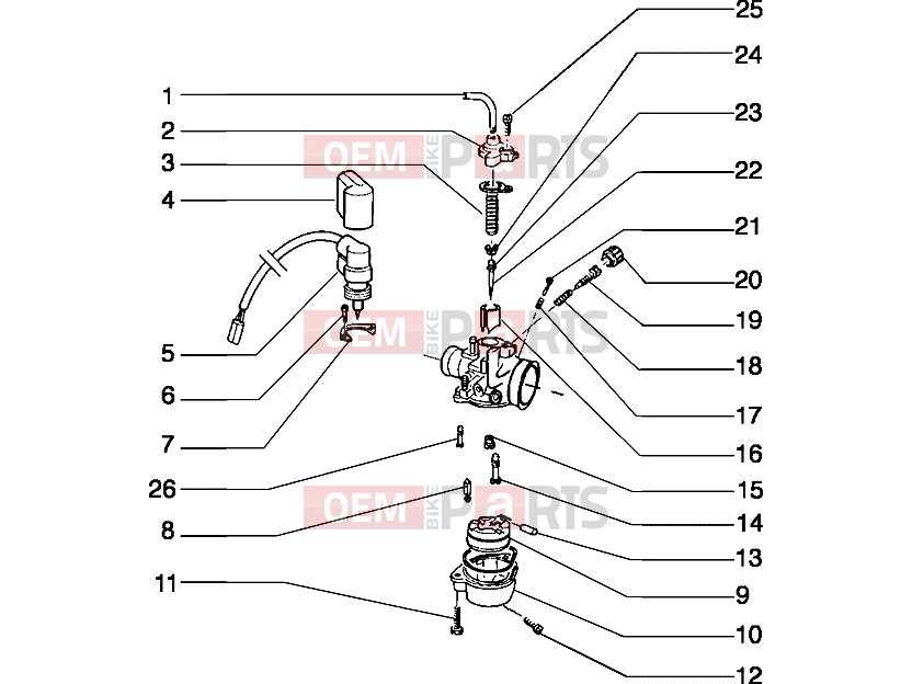 PIAGGIO Engine » Carburettor