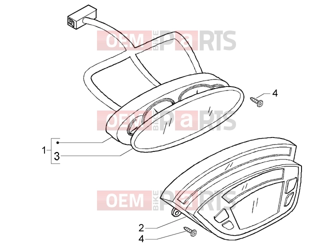 PIAGGIO Electrical system » Instruments set