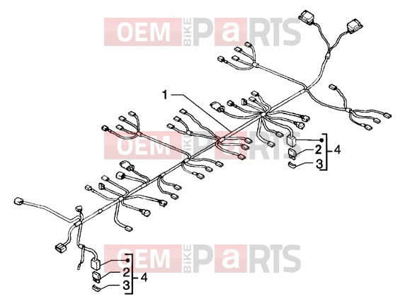 PIAGGIO Electrical system » Main cables unit