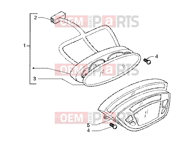 PIAGGIO Electrical system » Instruments set