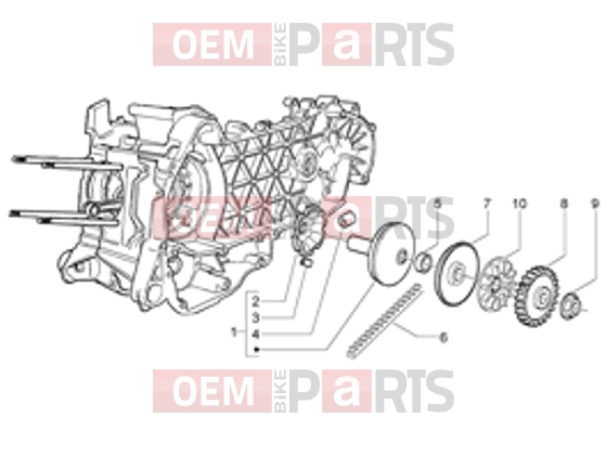 PIAGGIO Engine » Driving pulley