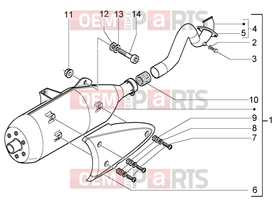 PIAGGIO Chassis » Silencer