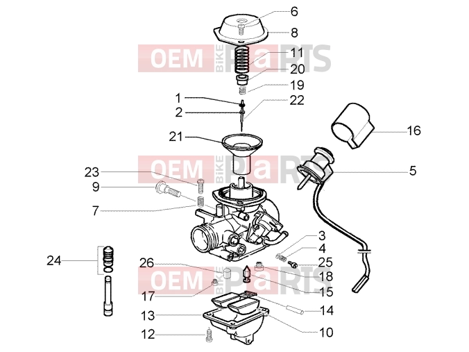 PIAGGIO Engine » Carburettor