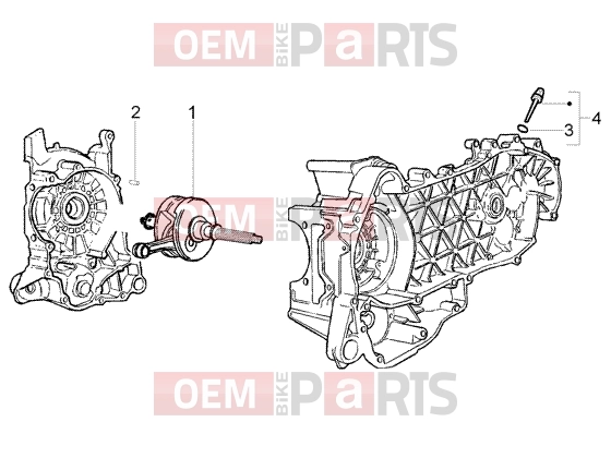 PIAGGIO Engine » Crankshaft