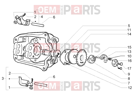 PIAGGIO Engine » Rocker levers