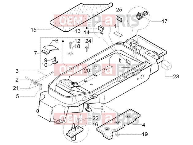 Chassis » Case-Helmet - Piaggio X9 500 Evolution (USA)