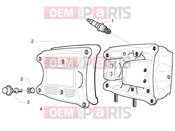 PIAGGIO Engine » Cylinder Head Cover