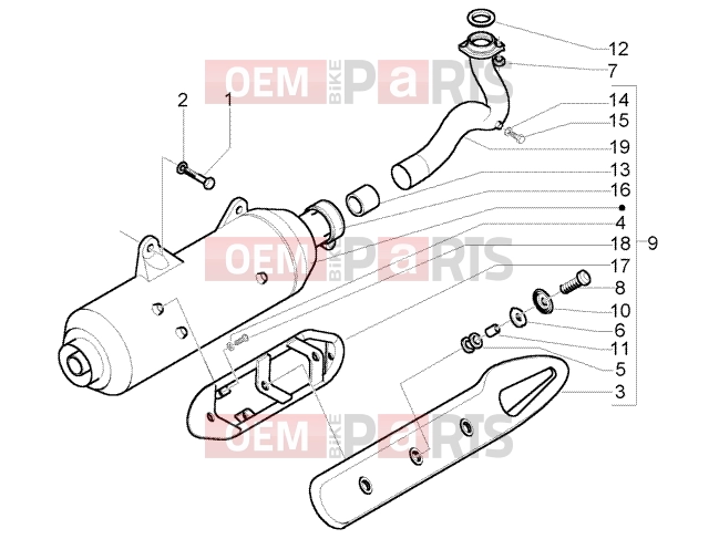 PIAGGIO Engine » Silencer