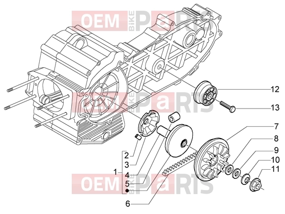 PIAGGIO Engine » Driving pulley