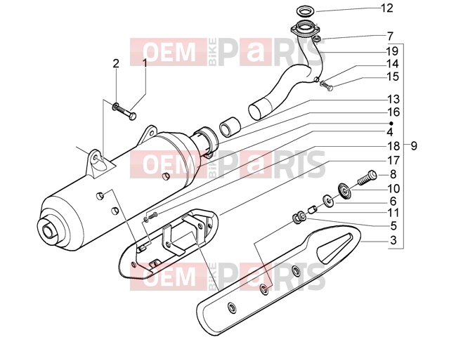 PIAGGIO Chassis » Silencer