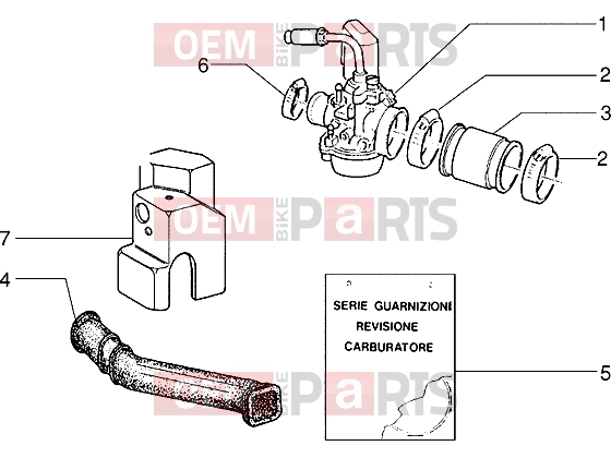 Engine » Carburettor - Piaggio Zip 50