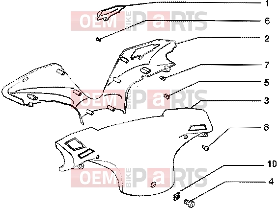 Handlebars » Handlebar covers - Piaggio Zip SP 50