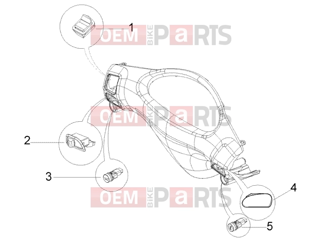 Electrical system » Electrical device - Piaggio Fly 125 4T
