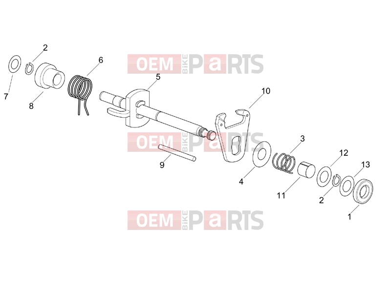 ENGINE » Selector - Aprilia MX 50 2004