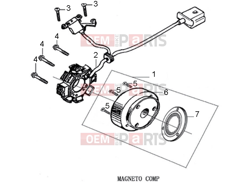 Engine » MAGNETO COMP - Derbi ETX 150 2015