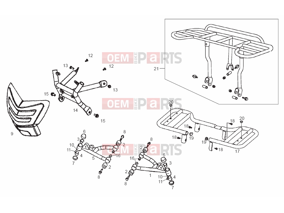 Tables » Frame - Derbi QUAD DFW 50 2005