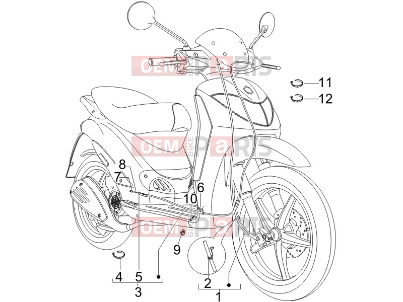 derbi Sonar 125 Braking system - Transmissions » Transmissions