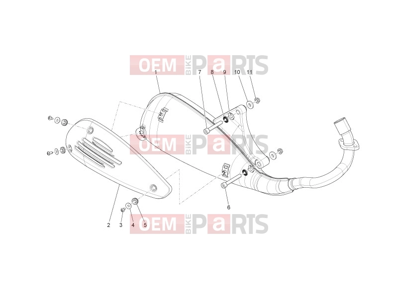 Engine » Silencer - Derbi Sonar 150 2009