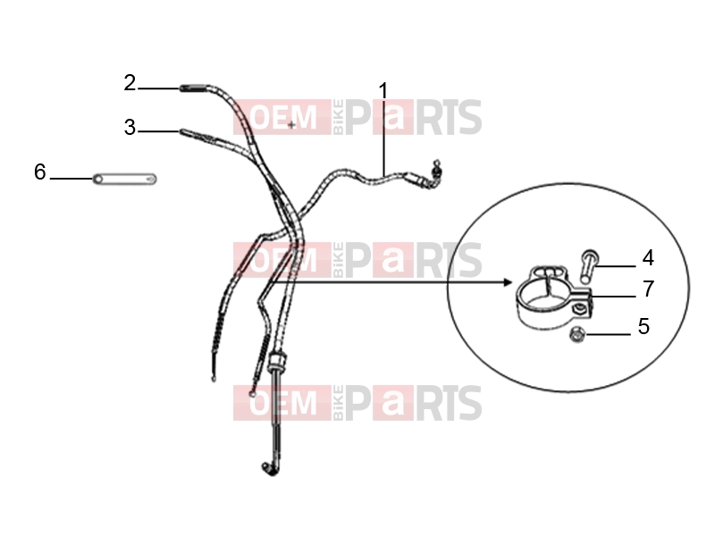 Frame » Cables - Derbi STX 150 2019
