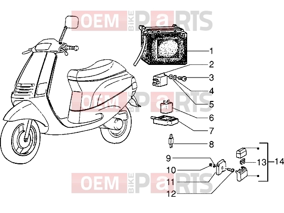 gilera Easy Moving Electrical system » Electrical devices
