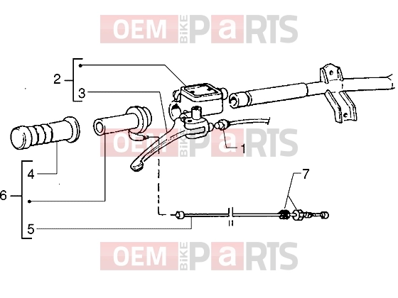 gilera Easy Moving Handlebars » Handlebars component parts