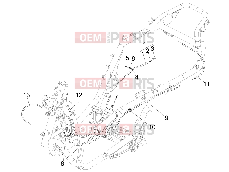 gilera 2012 Fuoco 500 Braking system - Transmissions » Transmissions